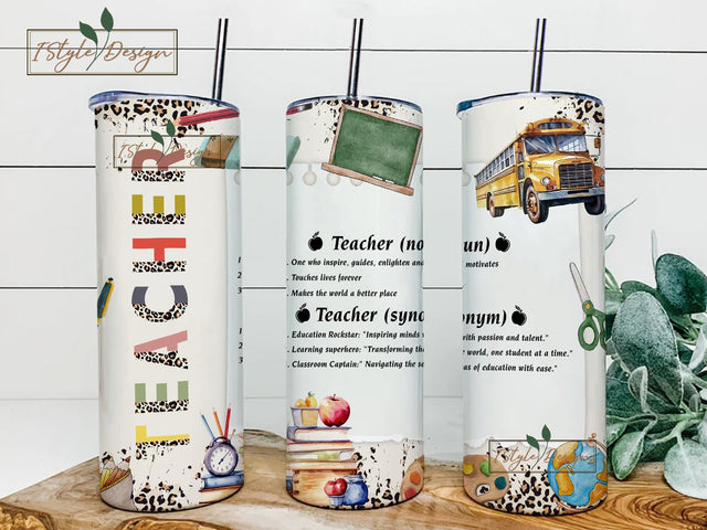 Teacher Tumbler Designs, Teacher Tumbler Wrap, Teacher Appreciation 20oz Skinny Tumbler Wrap Png, Teacher Life Sublimation Designs Png Sublimation iStyleDesign 