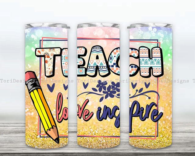 Teacher Tumbler Designs, Teacher Tumbler Wrap, Teacher Appreciation 20oz Skinny Tumbler Wrap Png, Teacher Life Sublimation Designs Png Sublimation ToriDesigns 