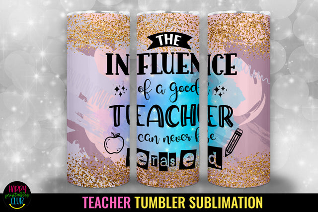 Teacher Tumbler Sublimation I 20 Oz Teacher Tumbler PNG Sublimation Happy Printables Club 