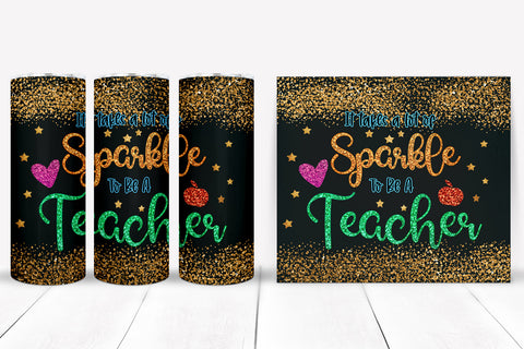 Teacher Tumbler Sublimation I 20 Oz Teacher Tumbler PNG Sublimation Happy Printables Club 