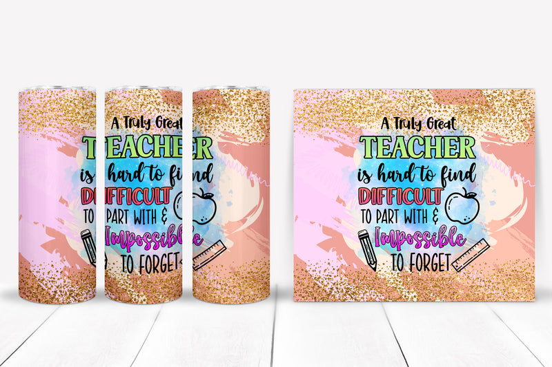 Teacher Tumbler Sublimation I 20 Oz Teacher Tumbler PNG - So Fontsy