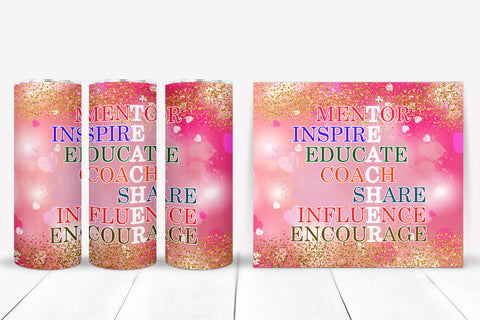 Teacher Tumbler Sublimation I 20 Oz Teacher Tumbler PNG Sublimation Happy Printables Club 