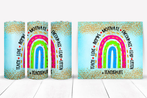 Teacher Tumbler Sublimation I 20 Oz Teacher Tumbler PNG Sublimation Happy Printables Club 