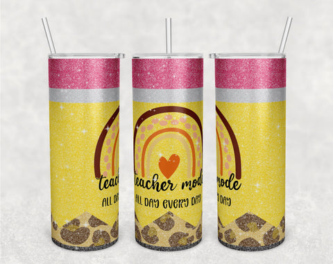 Teacher Tumbler Wraps Bundle, 20 Oz Skinny Tumbler Teacher Sublimation Designs, Teacher Quotes Tumbler Sublimation PNG, 10 Designs Sublimation HappyDesignStudio 