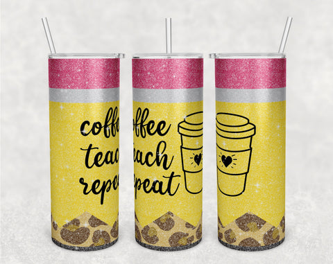 Teacher Tumbler Wraps Bundle, 20 Oz Skinny Tumbler Teacher Sublimation Designs, Teacher Quotes Tumbler Sublimation PNG, 10 Designs Sublimation HappyDesignStudio 