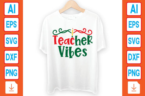 Teacher Vibes SVG Craftlabsvg24 