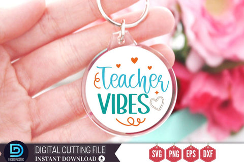 Teacher vibes SVG SVG DESIGNISTIC 