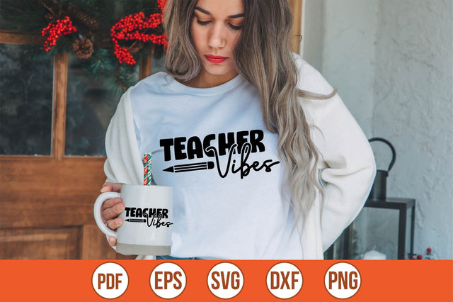 Teacher Vibes SVG SVG shah alam 