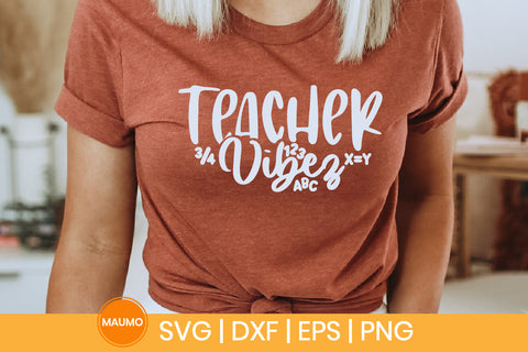 Teacher vibez svg quote SVG Maumo Designs 