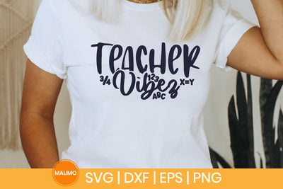 Teacher vibez svg quote SVG Maumo Designs 