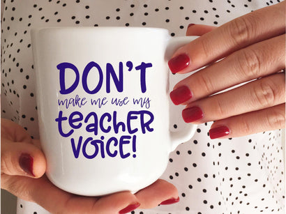 Teacher Voice SVG So Fontsy Design Shop 