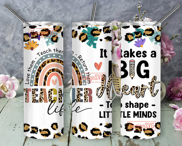 Teacherlife Tumbler PNG, Teach Love Inspire Wrap Sublimation, Teacher Life20oz Skinny Tumbler Sublimation Designs for Straight/Tapered Tumbler Design PNG Sublimation DesignSVG 