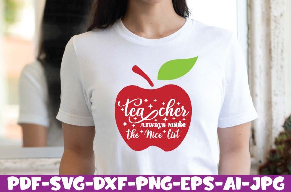 Teachers Always Make The Nice List SVG farhad farhad 