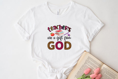 Teachers Are a Gift from God Sublimation SVGArt 
