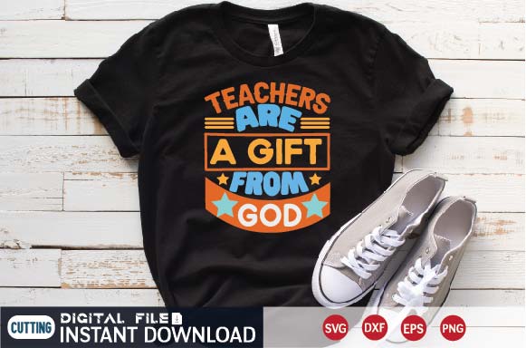 teachers are a gift from god SVG designer krishna 