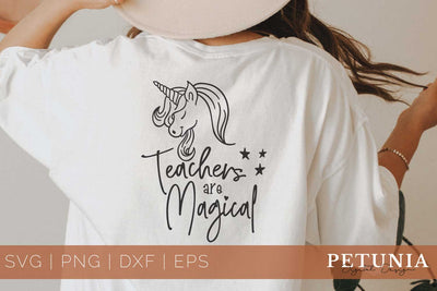 Teachers Are Magical | Teacher Appreciation SVG SVG Petunia Digital Design 