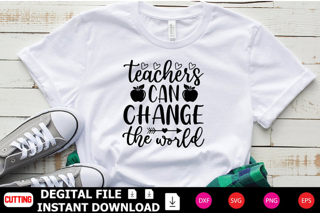 Teachers Can Change the World SVG Shahin alam 