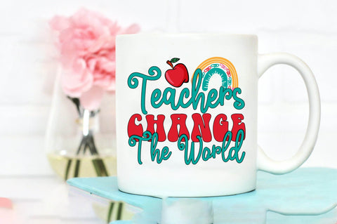 Teachers Change the World SVG designartist 