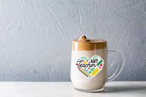 Teacher's Day heart Sticker Bundle SVG DESIGNS DARK 