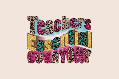 Teachers Essential Everyday Sublimation SVGArt 