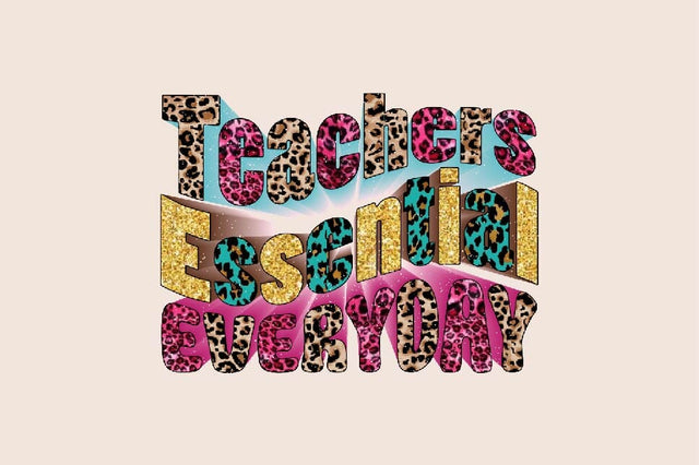 Teachers Essential Everyday Sublimation SVGArt 