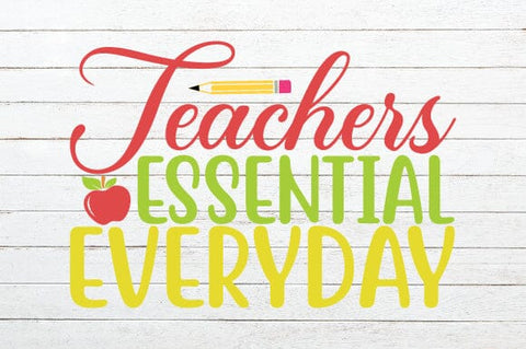 Teachers Essential Everyday SVG Craftlabsvg24 