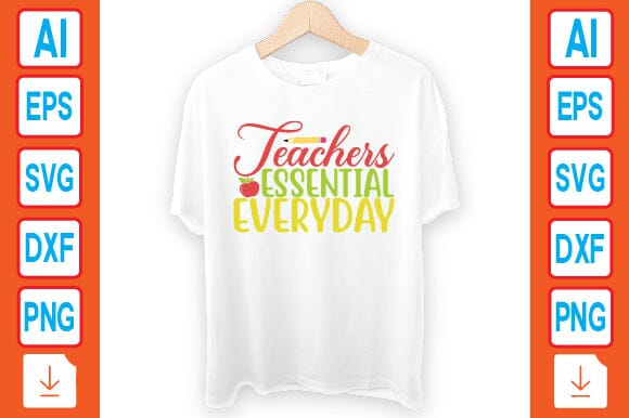 Teachers Essential Everyday SVG Craftlabsvg24 