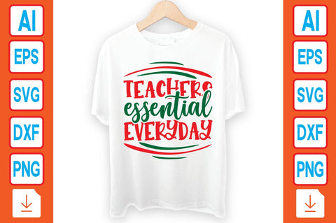 Teachers Essential Everyday SVG Craftlabsvg24 