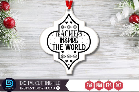 Teachers inspire the world SVG SVG DESIGNISTIC 