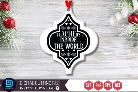 Teachers inspire the world SVG SVG DESIGNISTIC 