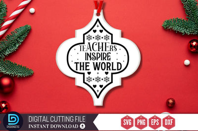 Teachers inspire the world SVG SVG DESIGNISTIC 