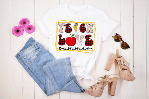 Teachers Love Summer Sublimation Sublimation Rupkotha 
