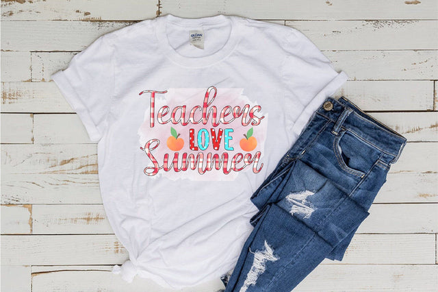 Teachers Love Summer Sublimation Sublimation SVGista 