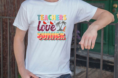 Teachers Love Summer Sublimation SVGArt 
