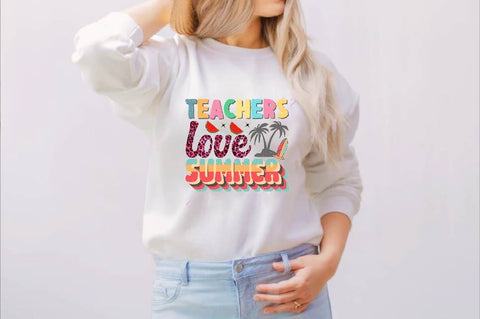 Teachers Love Summer Sublimation SVGArt 
