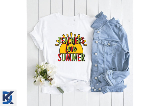 Teachers Love Summer Sublimation SVGista 