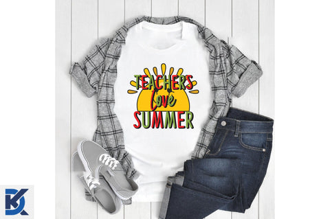 Teachers Love Summer Sublimation SVGista 