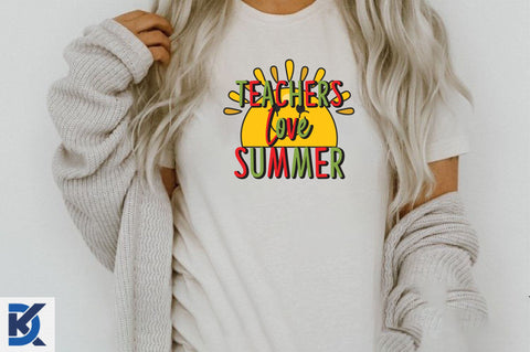 Teachers Love Summer Sublimation SVGista 