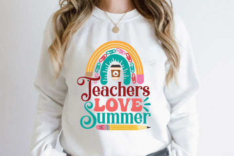 Teachers Love Summer SVG Cricut Files SVG Rupkotha 