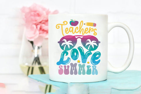 Teachers Love Summer SVG designartist 