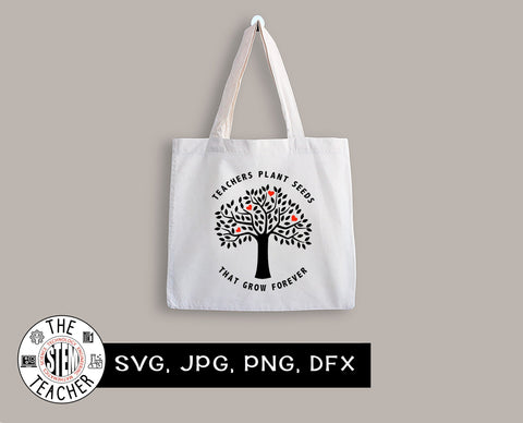 Teachers plant seeds that grow forever SVG - Teacher gift SVG The STEM Teacher 