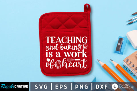 Teaching and baking is a work SVG SVG Regulrcrative 