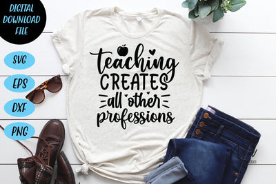 teaching creates all other professions svg SVG Isabella Machell 