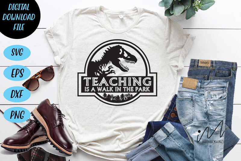teaching is a walk in the park svg SVG Isabella Machell 