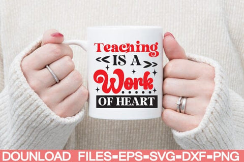 Teaching is a work of heart SVG farhad farhad 