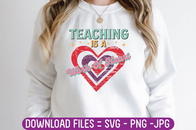 Teaching is a work of heart SVG farhad farhad 