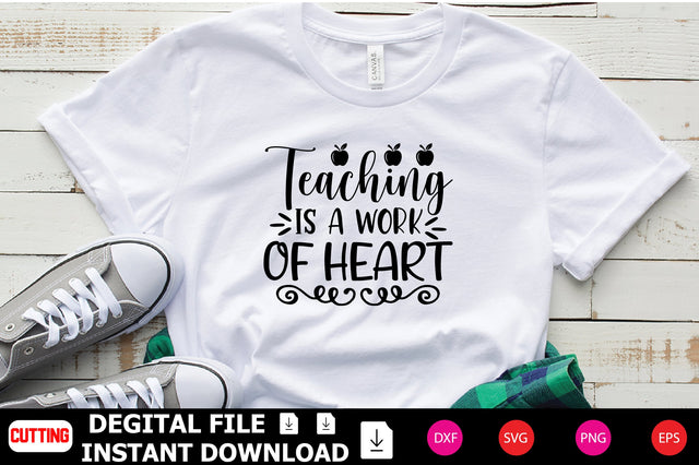 Teaching is a Work of Heart SVG Shahin alam 