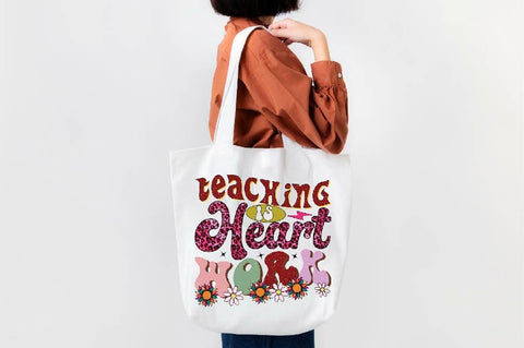 Teaching is Heart Work Sublimation SVGArt 