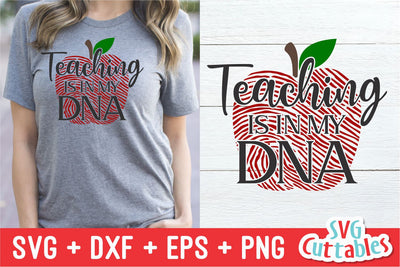 Teaching Is In My DNA SVG Svg Cuttables 