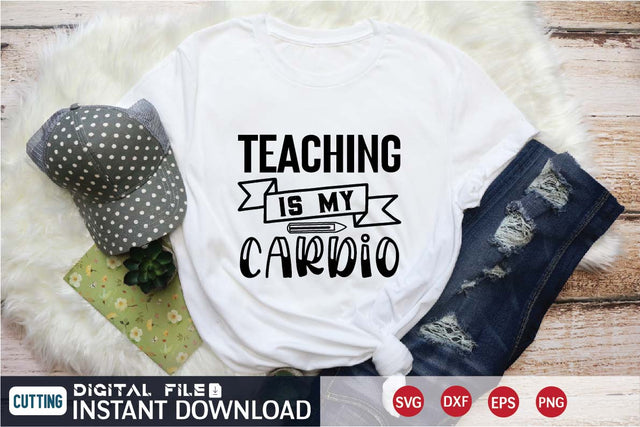 teaching is my cardio SVG designer krishna 